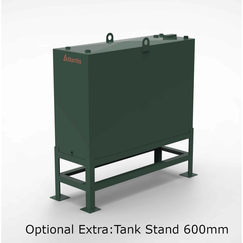 1050 Litre Atlantis Steel Bunded Oil Tank  BUS.1050 on a stand
