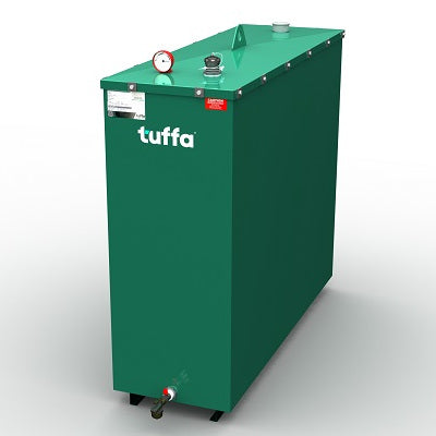 1000 Litre Steel Slimline Bunded Oil Tank - Tuffa Tanks 1000SB
