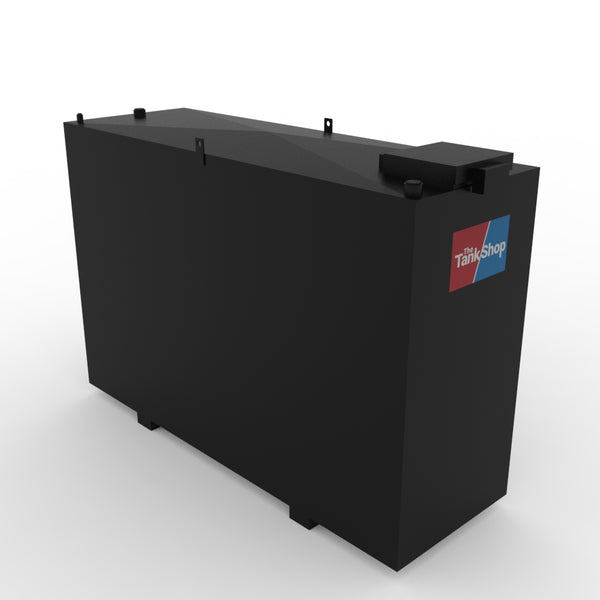 Steel Bunded Waste Oil Tank - 1100 Litres Capacity with Lockable Lid