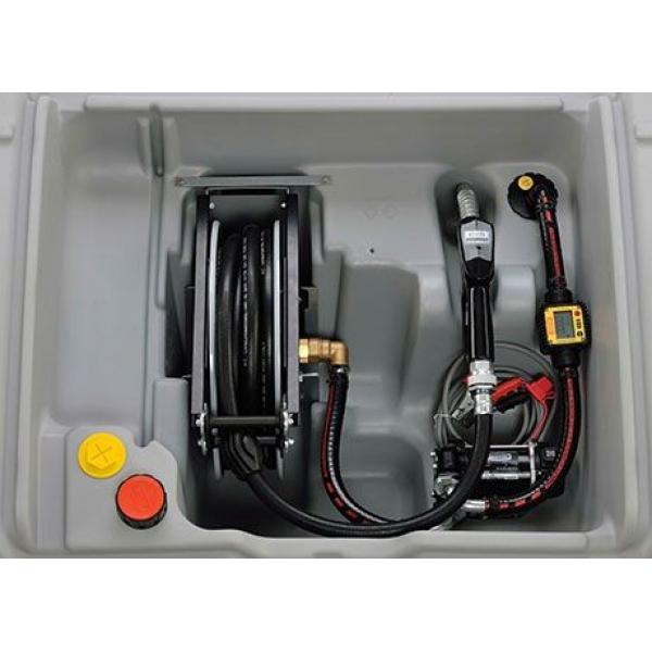 Cemo 440 Litre 12V Transportable Diesel Tank Premium - 8m Hose Reel