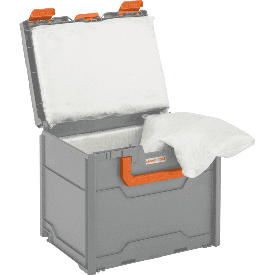 Lithium-Ion Battery Transport And Storage Box- Cemo Li-Safe Fire Protection Box - 11564