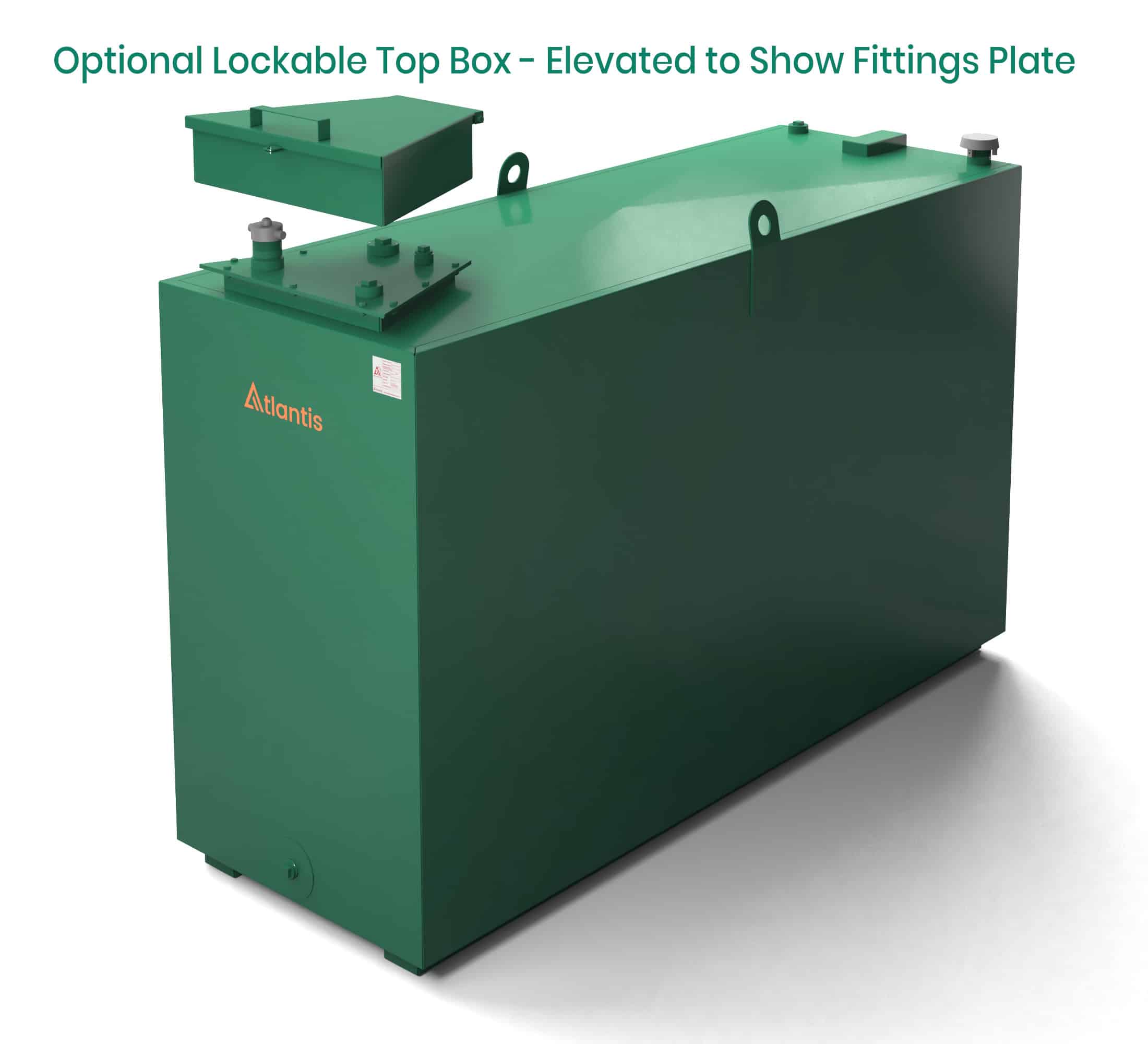 Atlantis 1650 Litre Imperium Steel Bunded Oil Tank