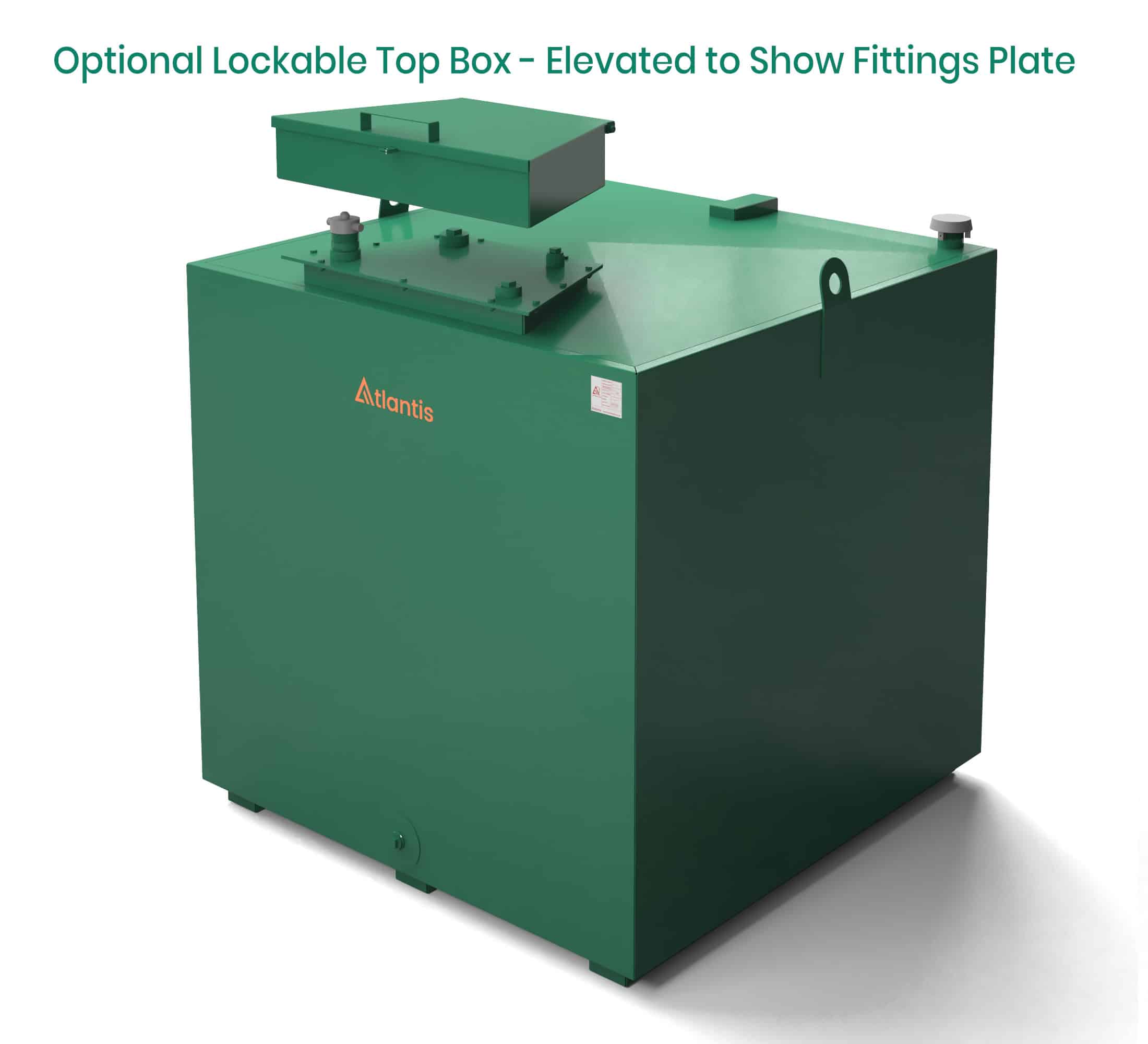 Atlantis 1800 Litre Imperium Steel Bunded Oil Tank