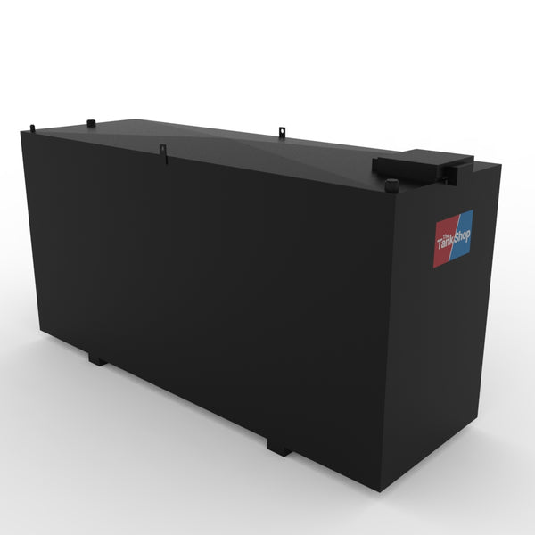 Steel Bunded Waste Oil Tank - 2100 Litres Capacity with Lockable Lid