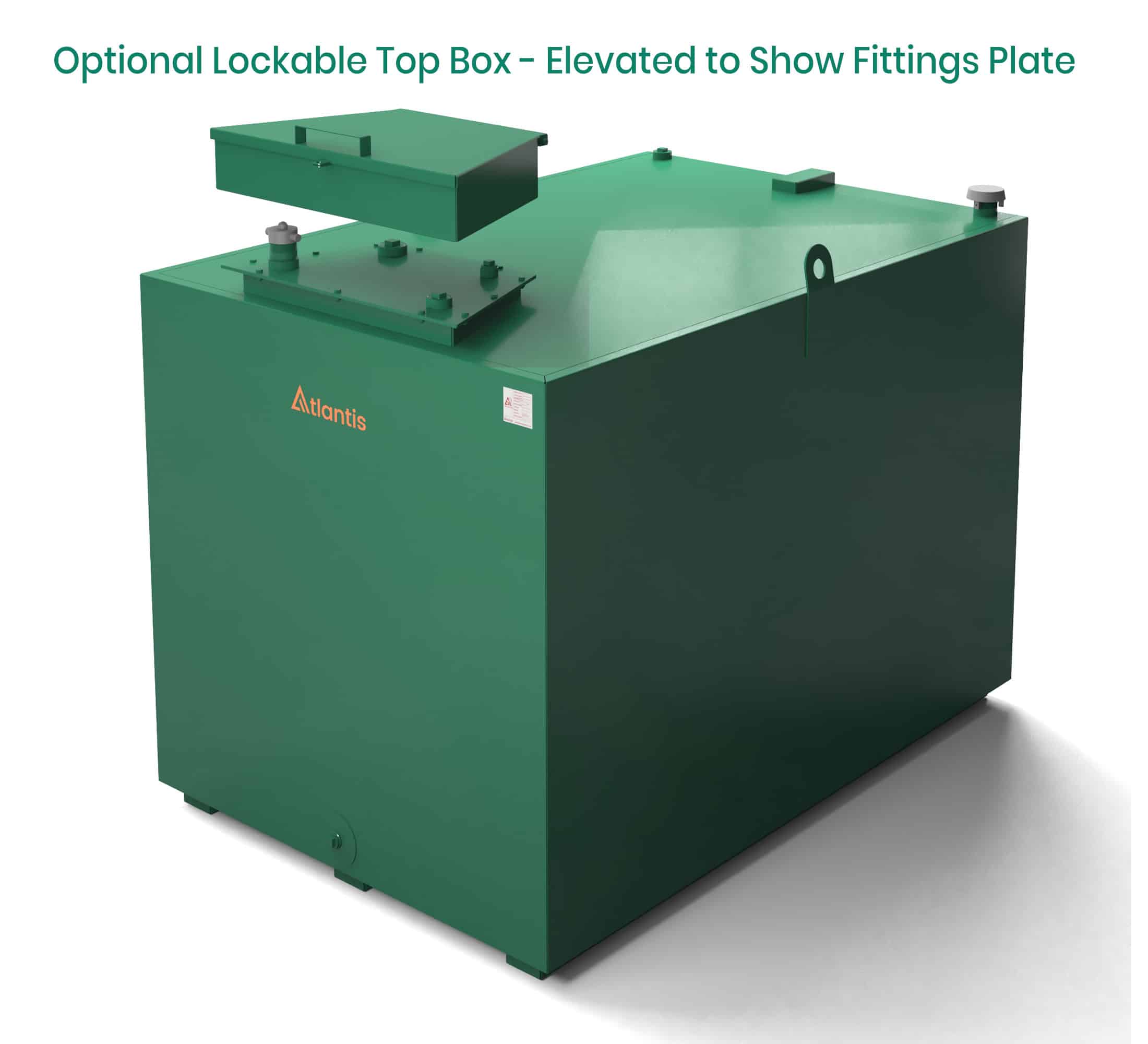 Atlantis 2250 Litre Imperium Steel Bunded Oil Tank