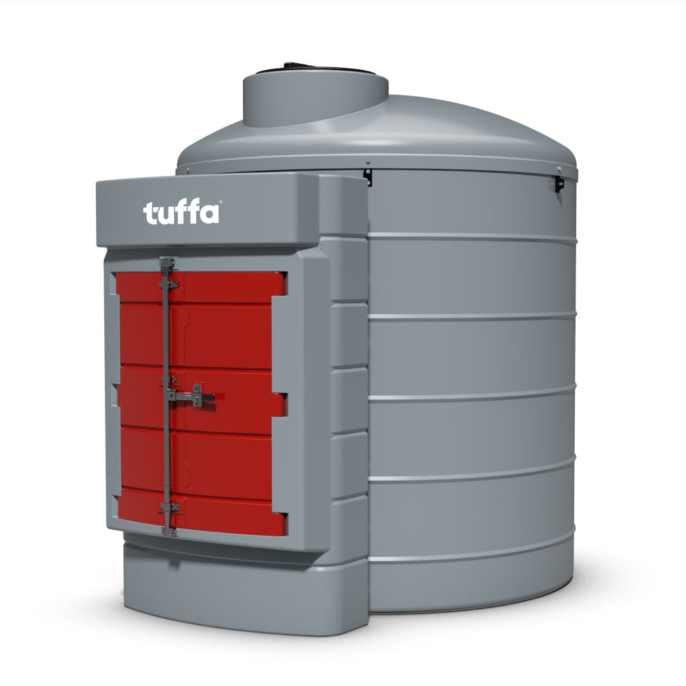 3500 Litre Plastic Bunded Diesel Dispensing Tank - Tuffa Tanks 3500VBFS
