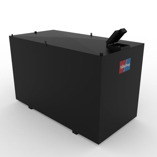 Steel Bunded Waste Oil Tank - 6000 Litres Capacity with Lockable Lid