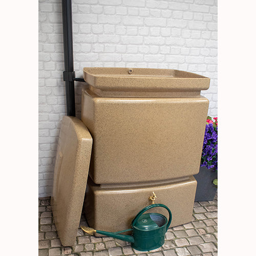 525 Litre Pillar Water Butt with Small Footprint For Rainwater Harvesting