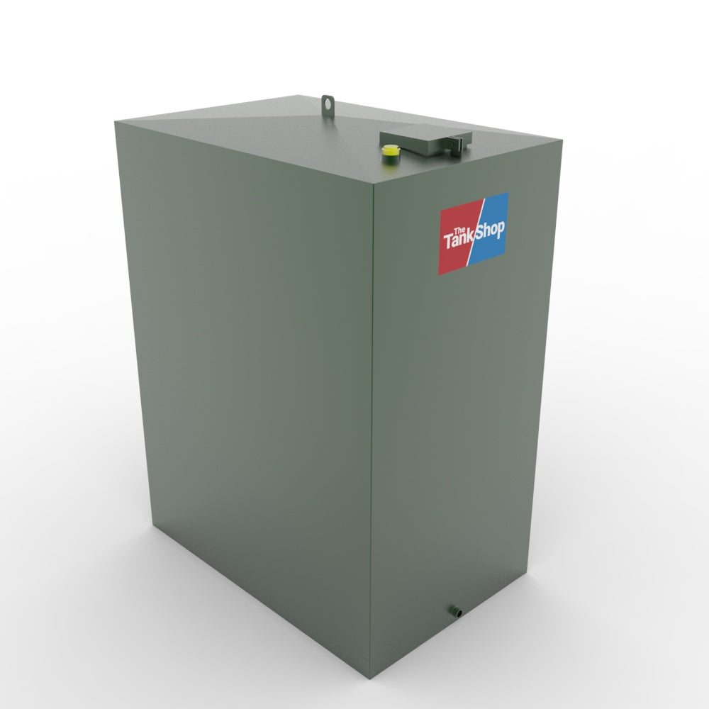 680 Litre Steel Single Skin Oil Tank With Lockable Lid
