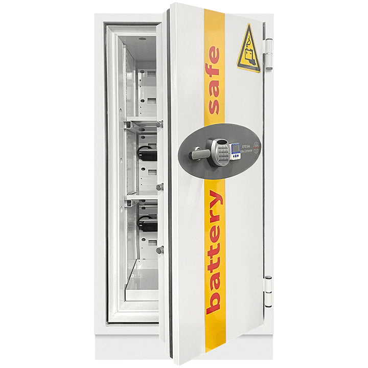 Phoenix BS1931F Battery Commander Safe | 90 Min Fireproof Li-ion Charging Cabinet - Fingerprint Lock