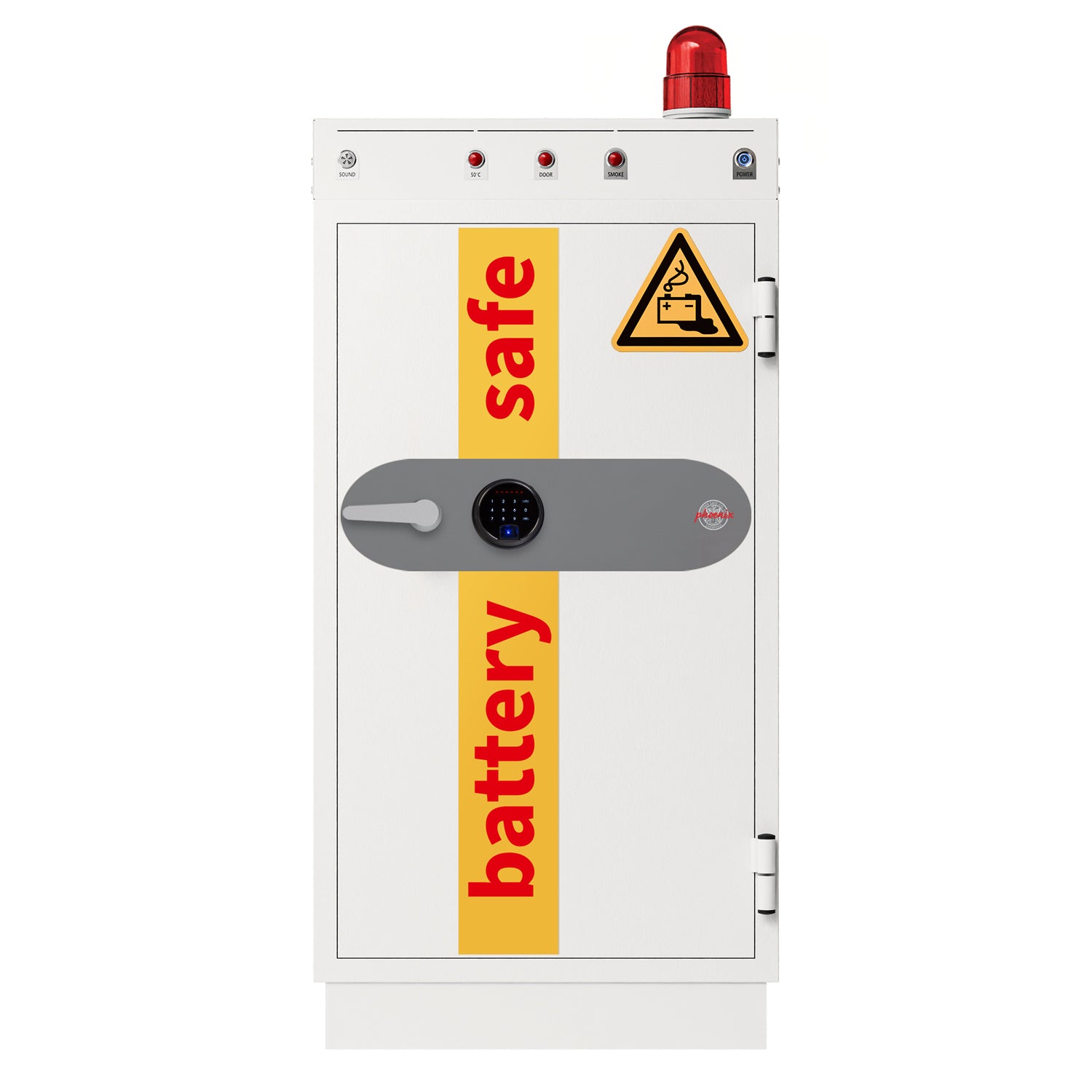 Phoenix Battery Commander BS1943F – Lithium-Ion Storage & Charging Safe Fingerprint Lock (VDMA Certified)