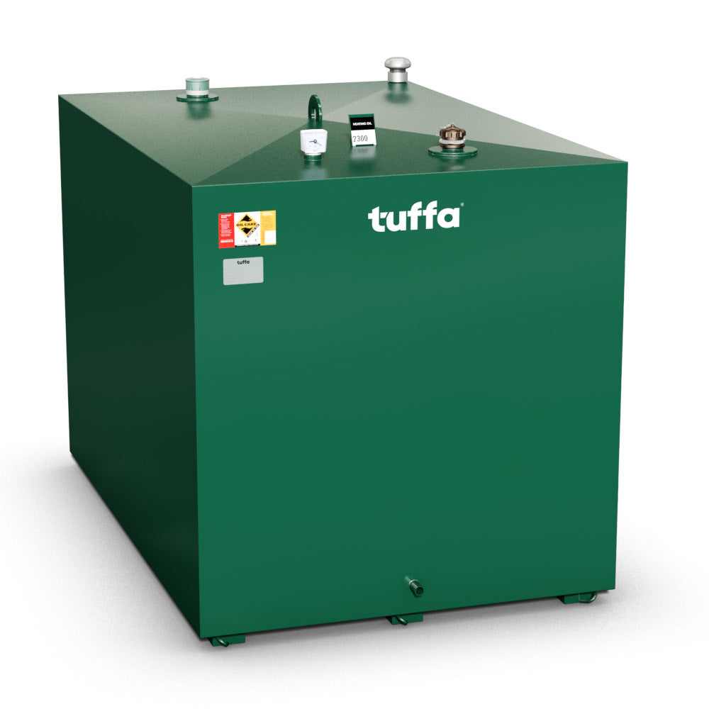 2300 Litre Fire Protected Steel Bunded Oil Tank - Tuffa 2300SBFP