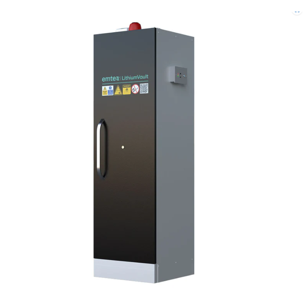 LithiumVault One-Door Charging Cabinet | Fireproof Lithium-Ion Battery Storage & Charging Solution