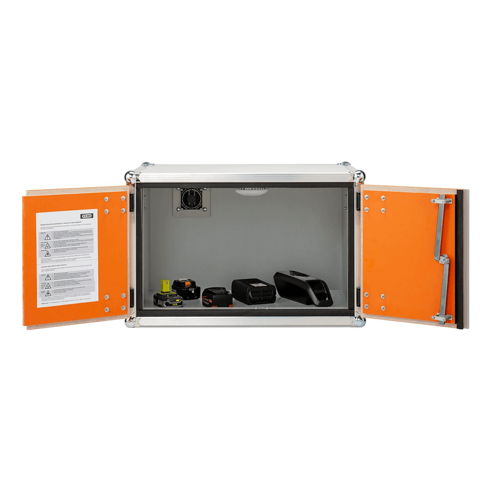Lithium-Ion Battery Storage Cabinet 660W x 800D x 520H - Cemo 11890