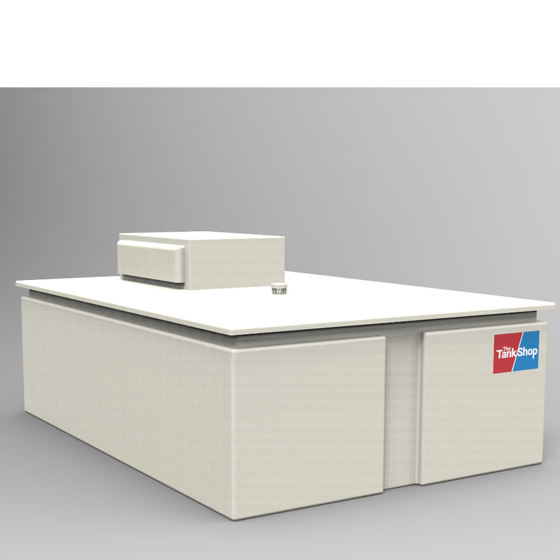 750 Litre Two Piece Insulated GRP Water Tank