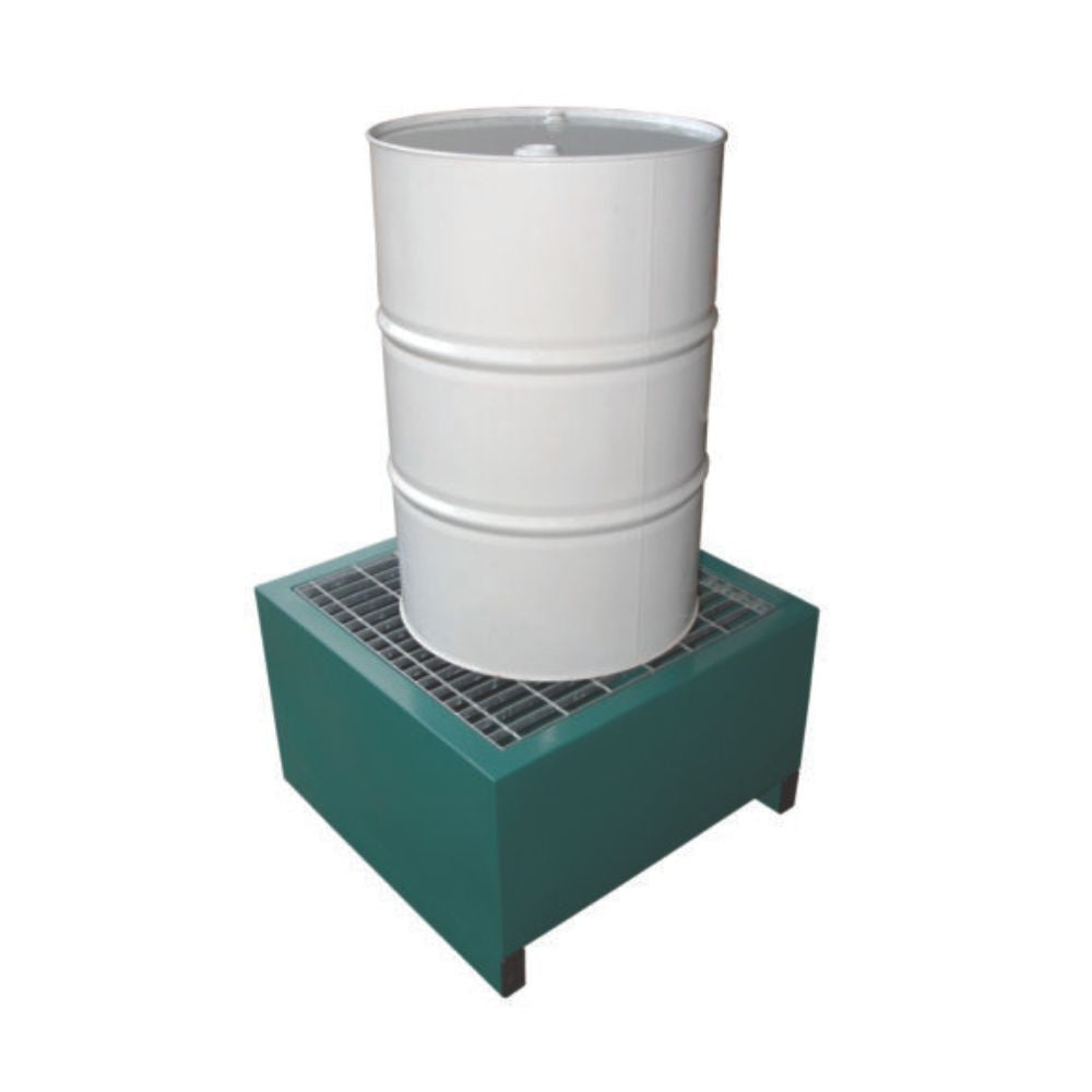 Steel Drum Spill Pallet for 1 x 205 Litre Drum (E-DP1)