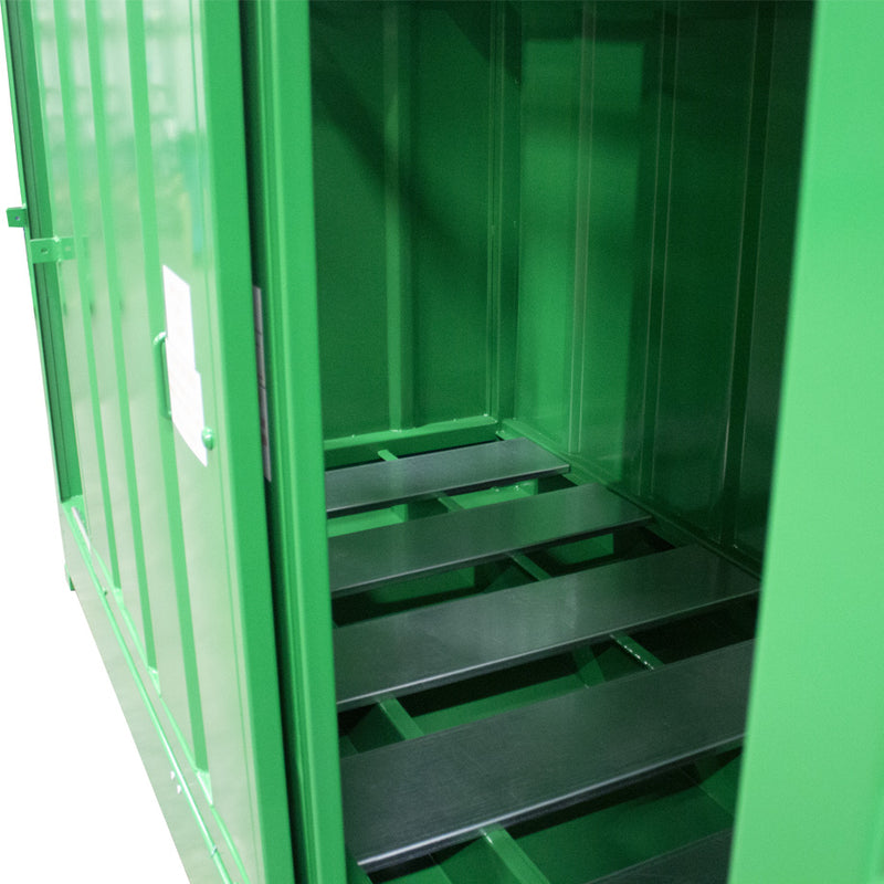 Steel Bunded IBC Storage Unit - Dual Purpose 4 IBC - 16 Drum Store