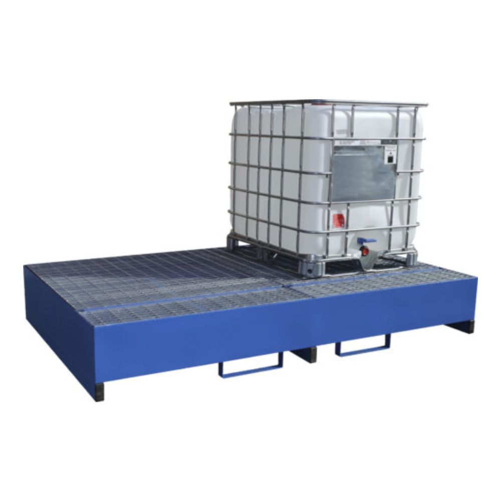 Steel Spill Pallet for 2 x 1000 Litre IBCs