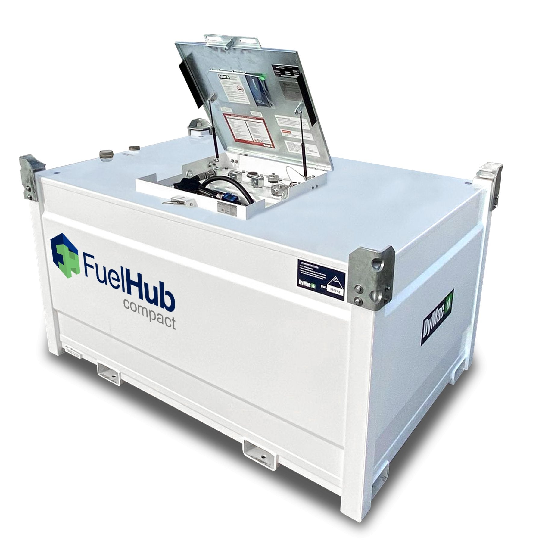 Dymac 3000 Litre UN Approved Transportable Steel Diesel Tank - Fuel Hub Compact