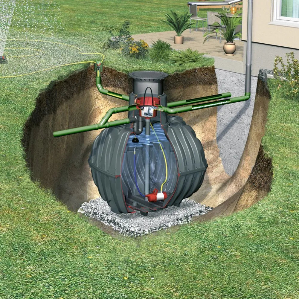 3750 Litre GRAF CARAT Garden Comfort Underground Rainwater Harvesting System (Garden Irrigation)