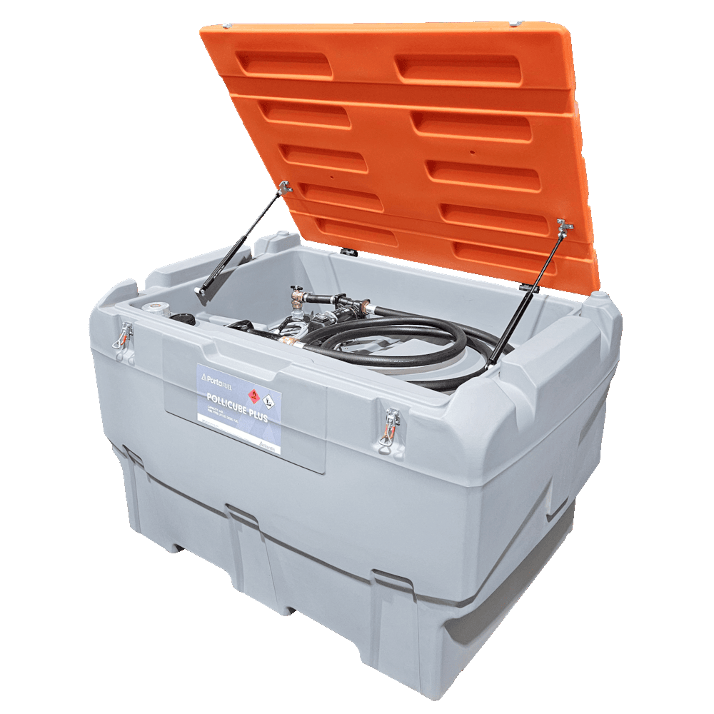 Atlantis 440 Litre Diesel Transportable Tank - 12V Pump - Pollicube Plus