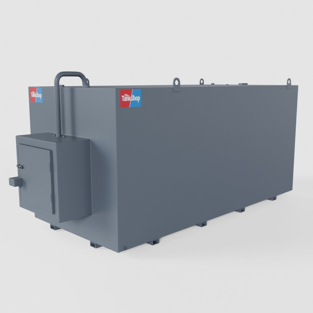 30,000 Litre Steel Bunded Generator (Gen Set) Fuel Tank with Fill Point Cabinet