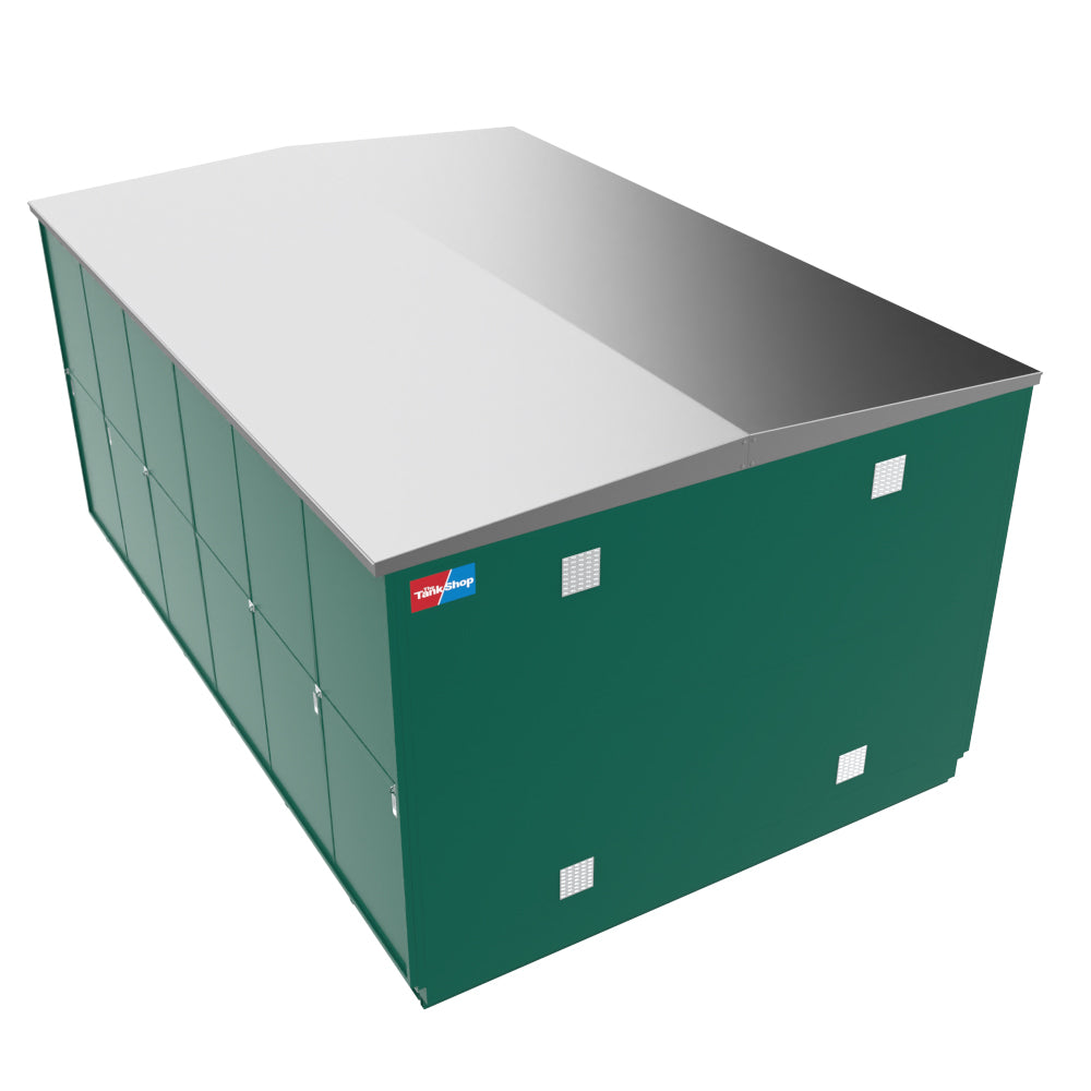 96 Drum & 24 IBC Dual Purpose Bunded Secure Storage Unit