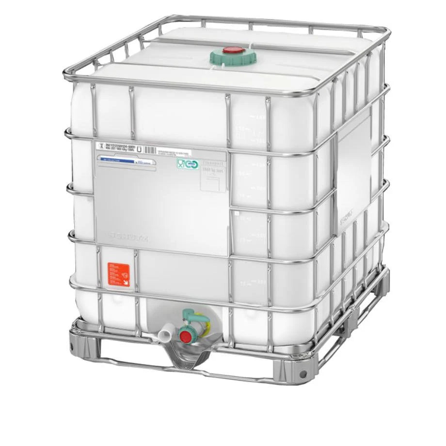 1000 Litre Food Grade UN Approved IBC - Metal Base