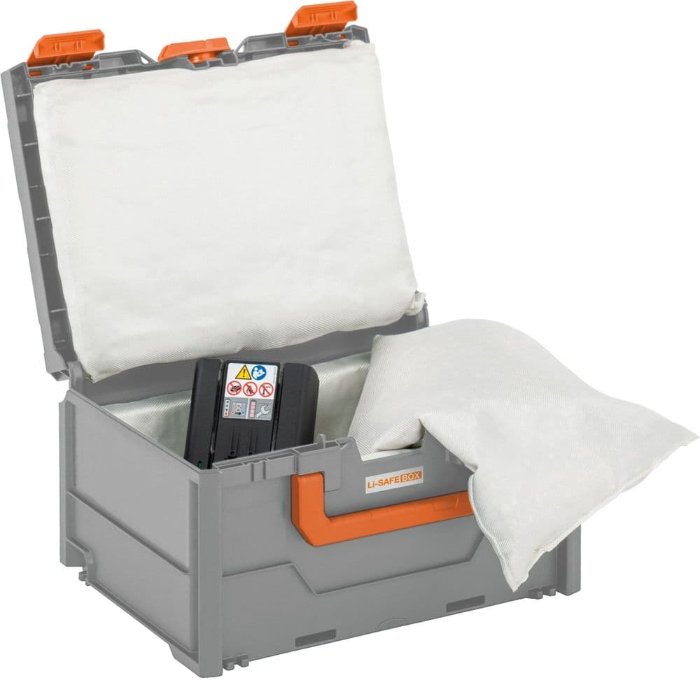 Lithium-Ion Battery Transport And Storage Box- Cemo Li-Safe Fire Protection Box - 11563