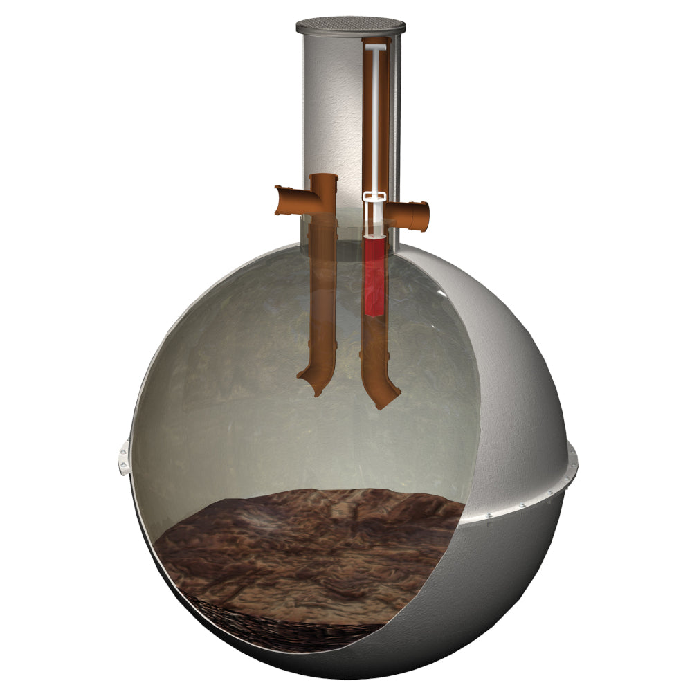 Marsh Euro:Septic 4500L Septic Tank | 14 Person (14 PE) GRP Off-Mains Solution