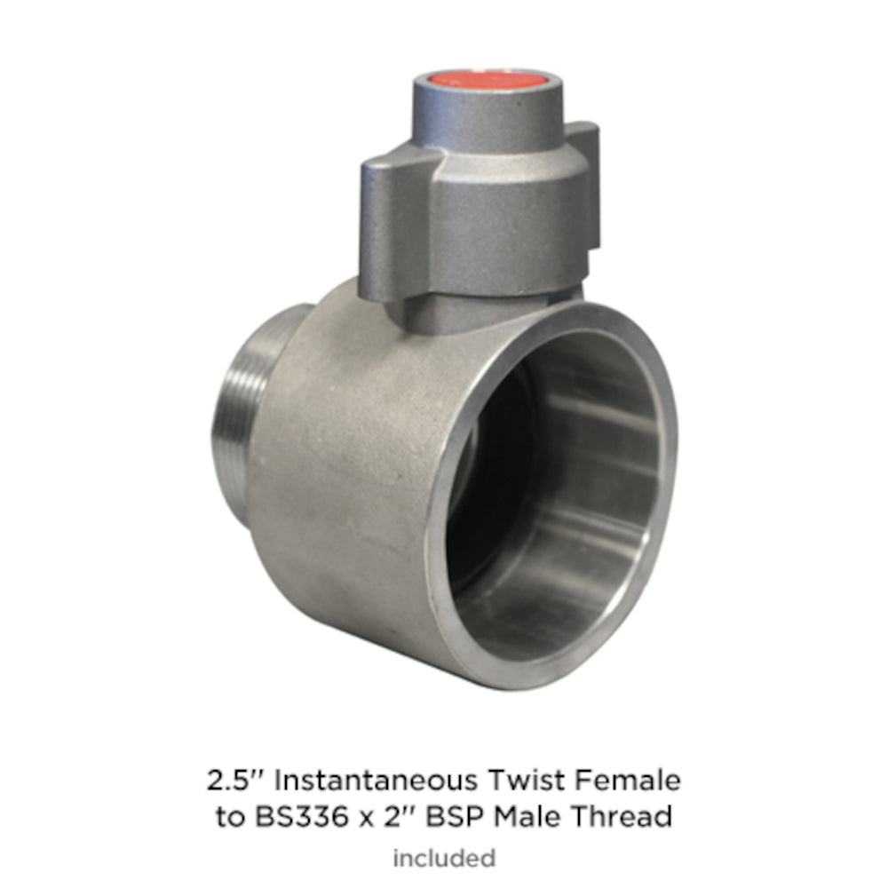 100000 Litre Fire Fighting Water Tank System - Instantaneous Couplings