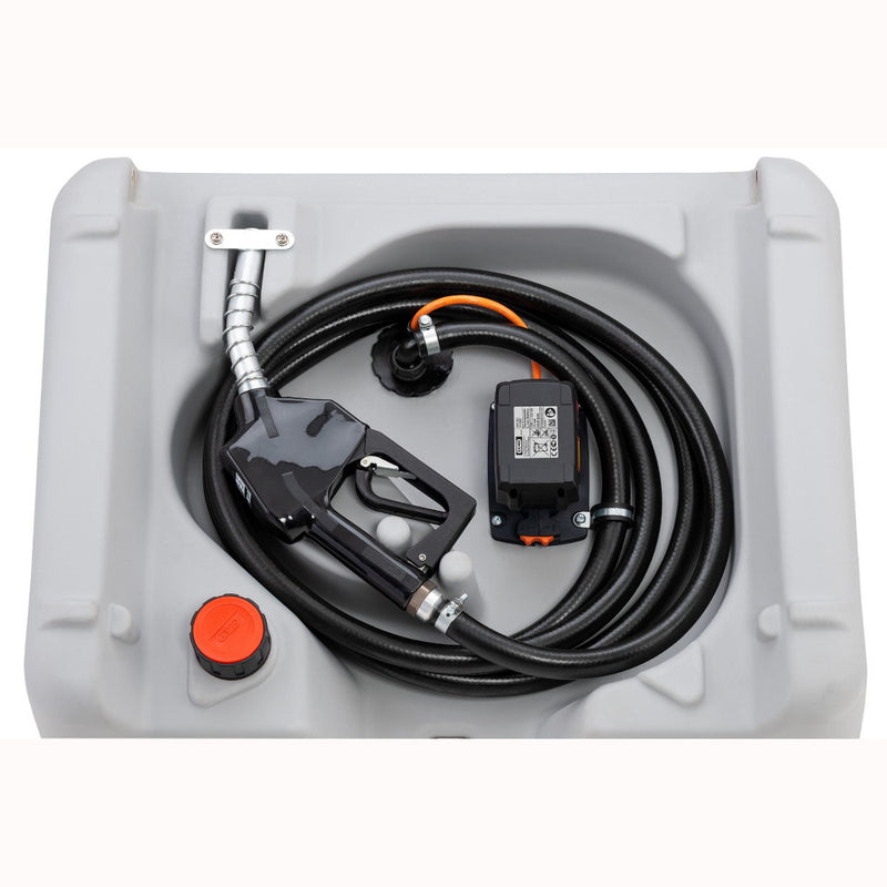 Cemo 210 Litre Low Profile Transportable Diesel Tank - Battery Powered