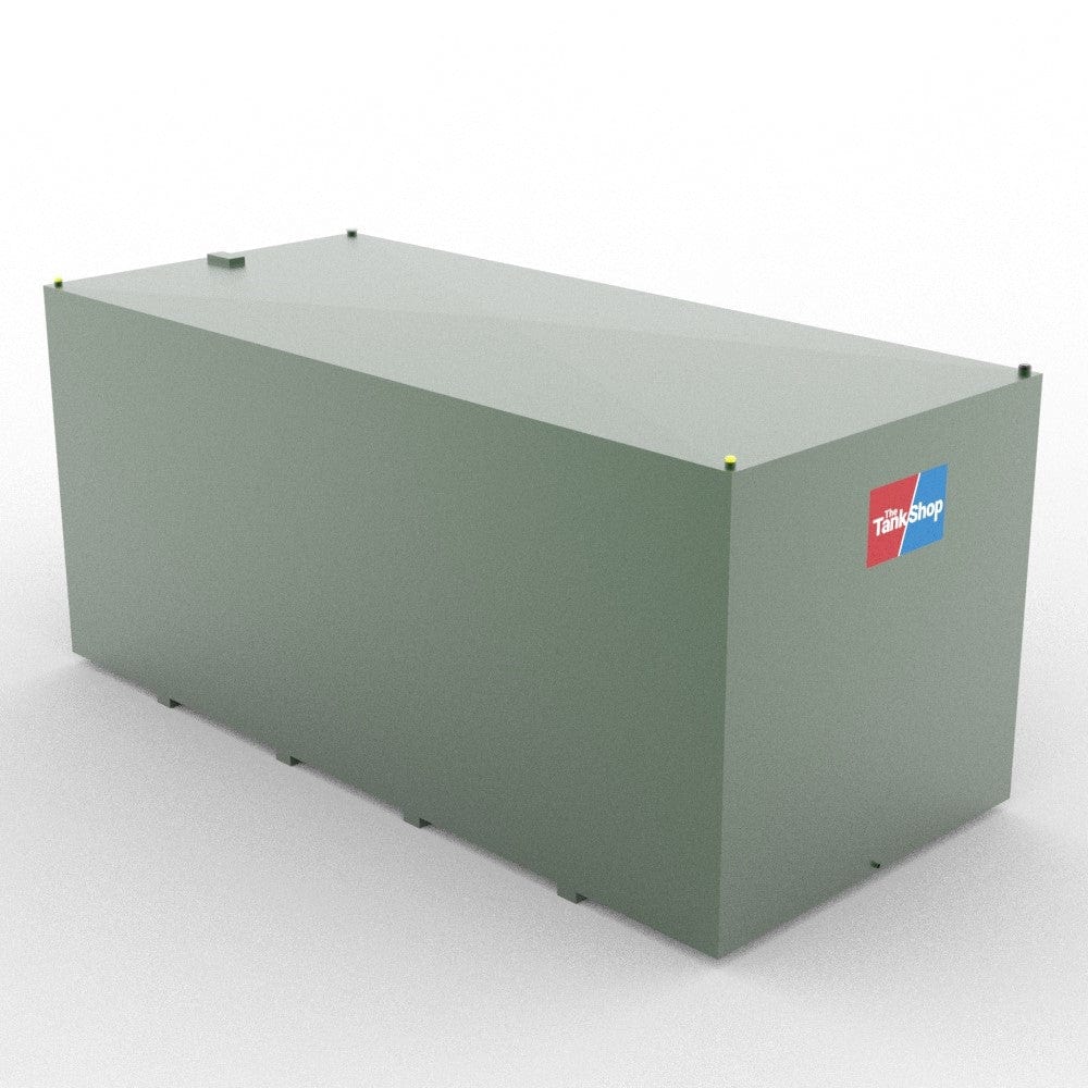 The Tank Shops 12000 Litre Steel Bunded Oil tank with Channel Runners