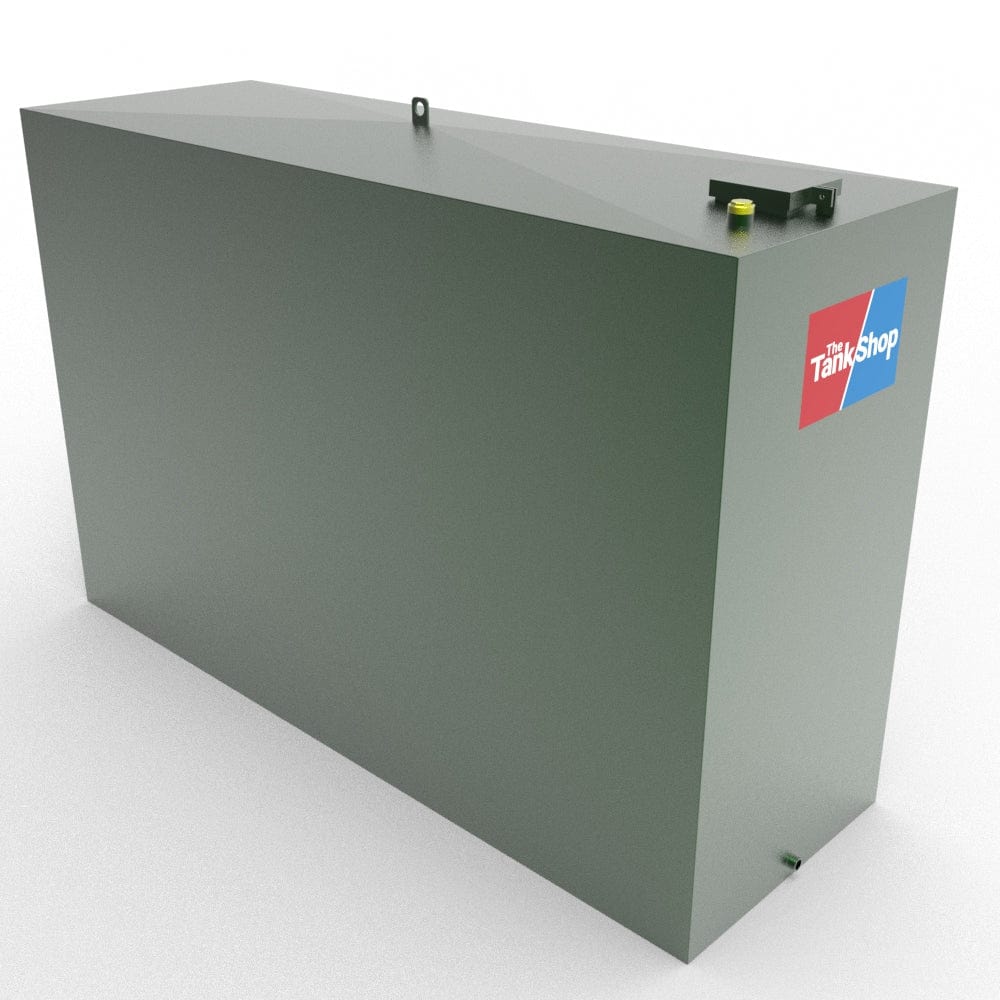 1350 Litre Steel Single Skin Oil Tank With Lockable Lid