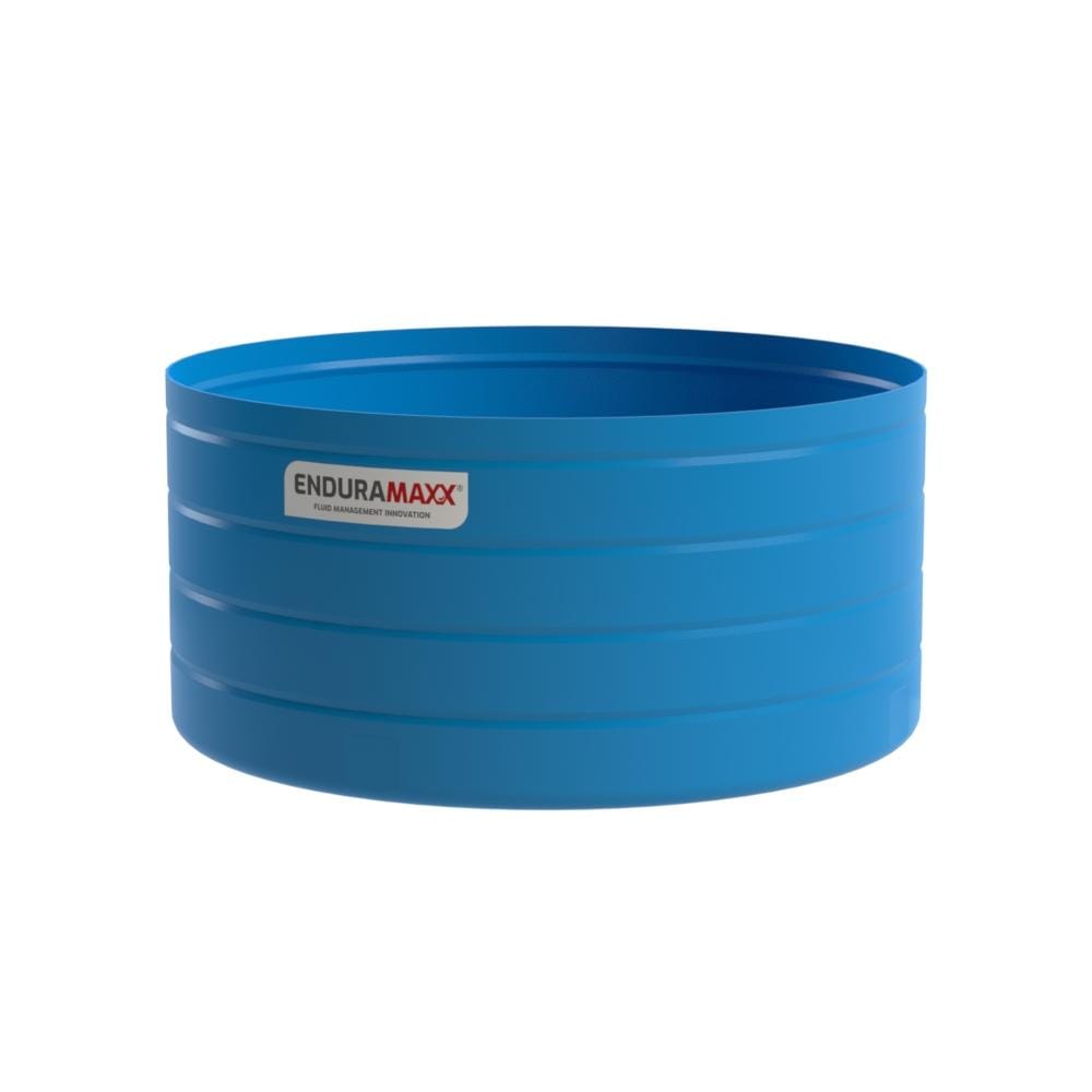 Enduramaxx 15000 Litre Open Top Water Tank - Low Profile - Boat Blue