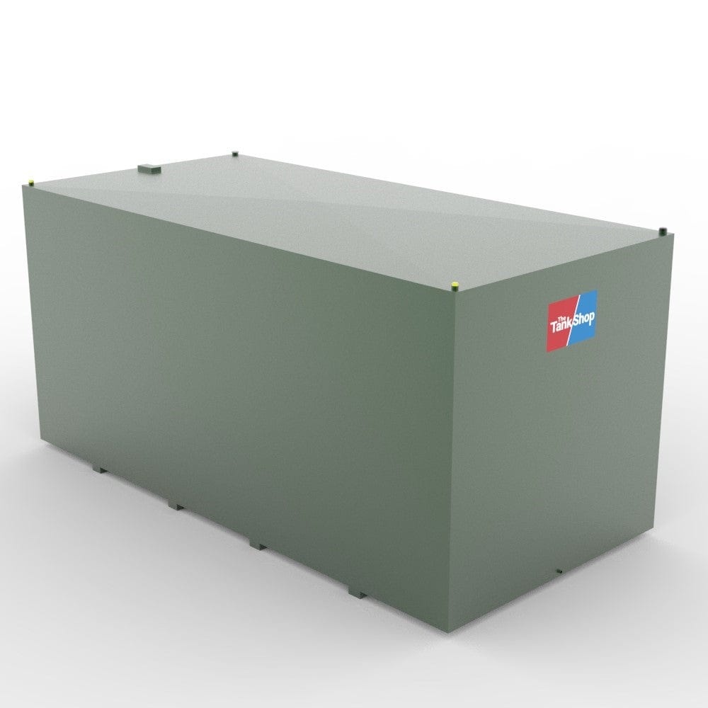 The Tank Shops 15000 Litre Steel Bunded Oil tank with Channel Runners