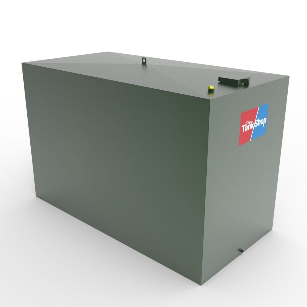 2000 Litre Steel Single Skin Oil Tank With Lockable Lid