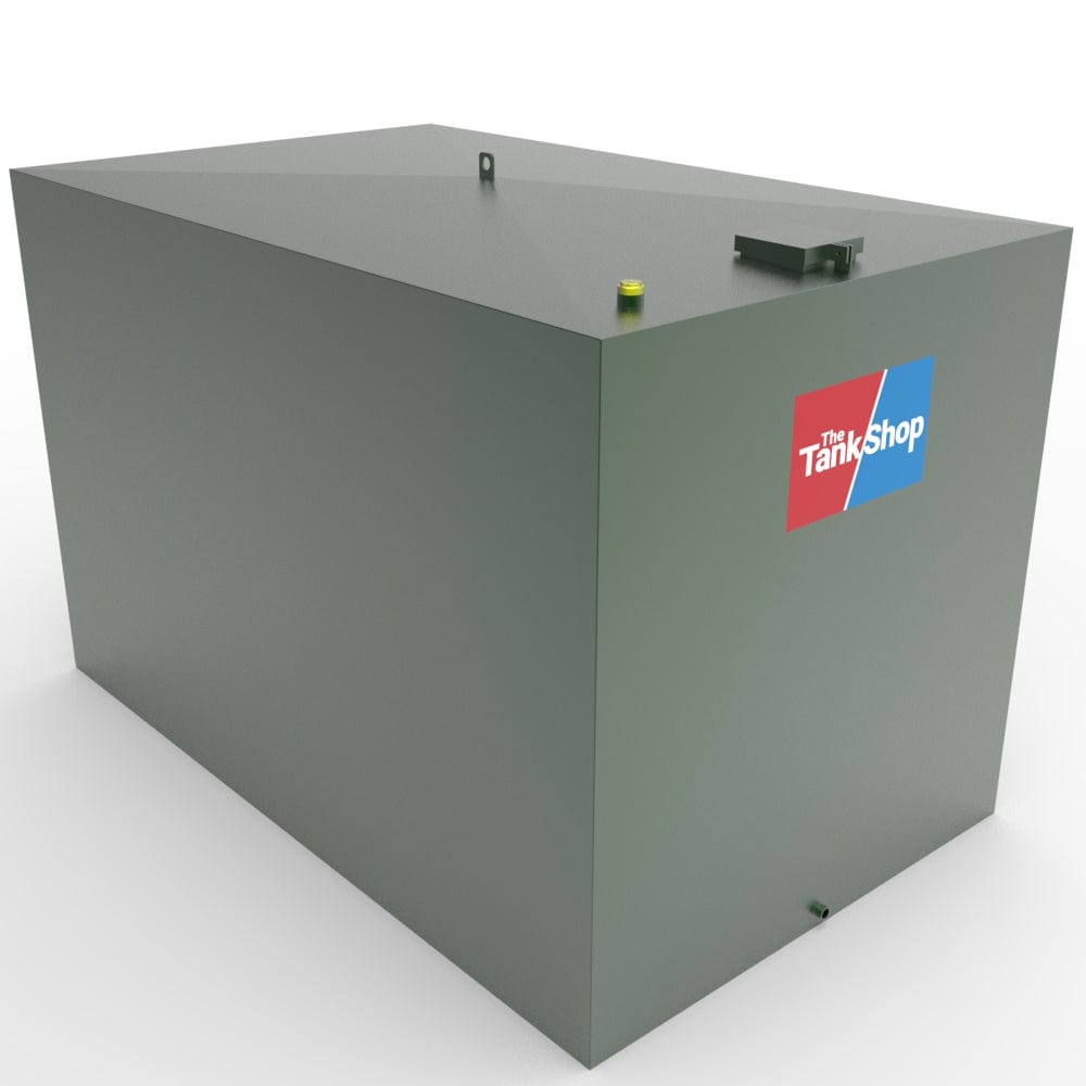 2500 Litre Steel Single Skin Oil Tank With Lockable Lid