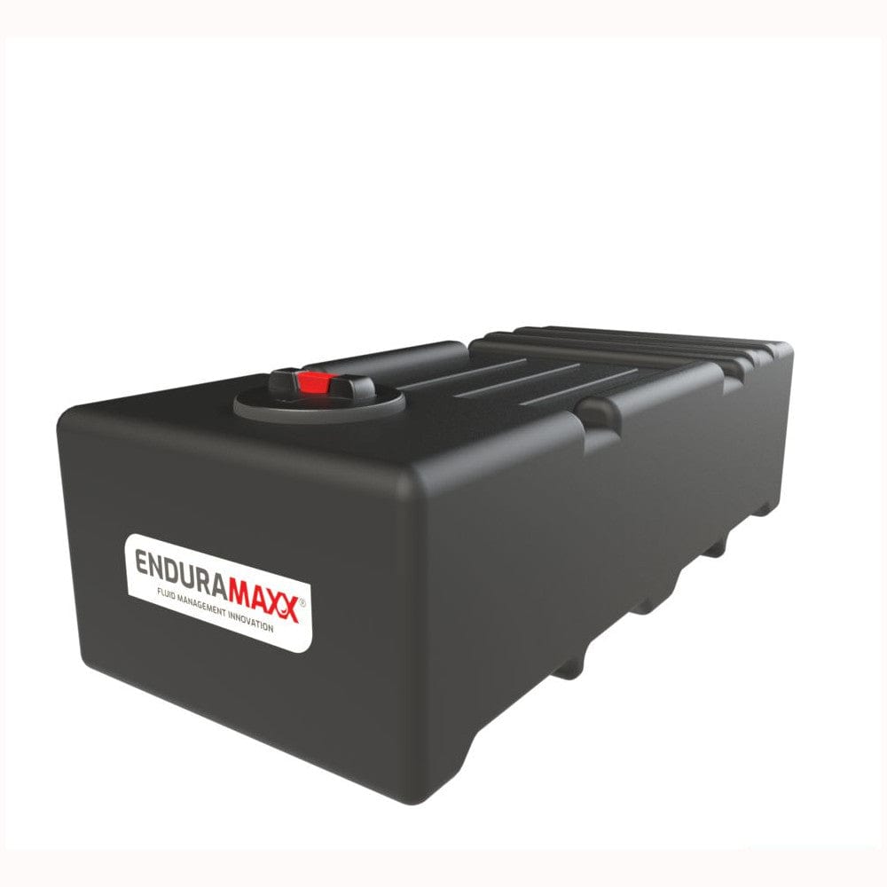 Enduramaxx 400 Litre Plastic Water Tank In Black - Low Profile