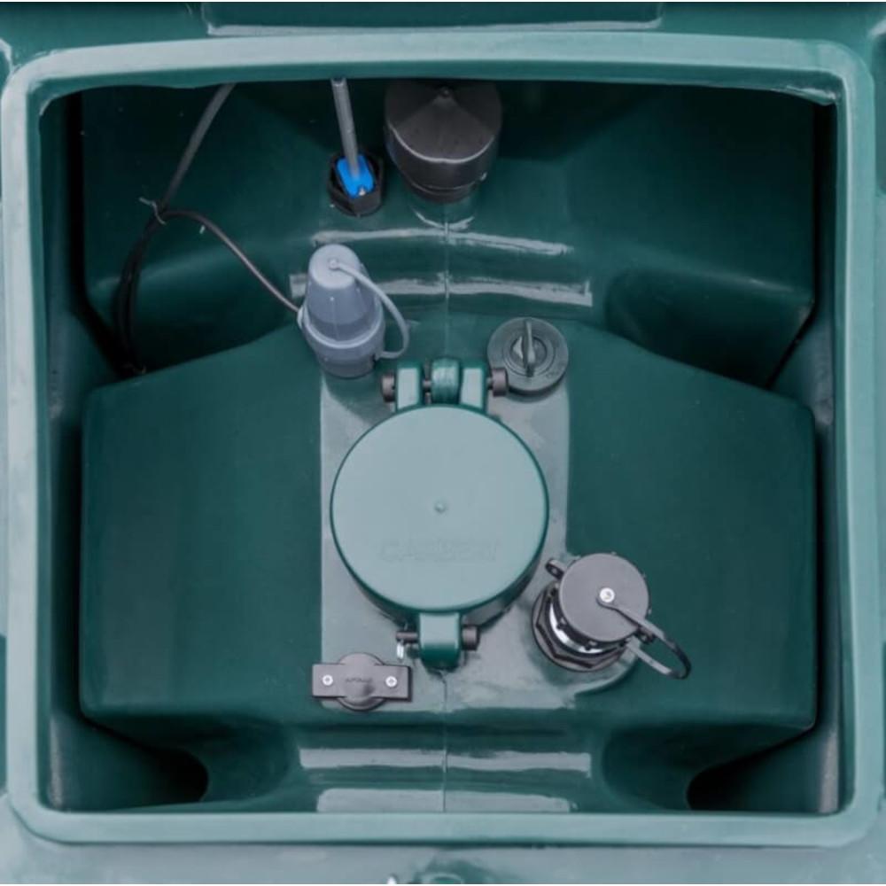 Carbery 650RB Fittings Under Lid