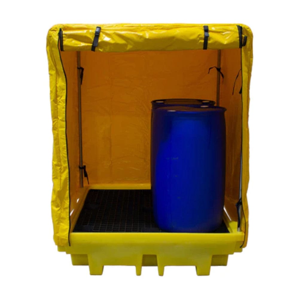 4 Drum Covered Spill Pallet - Romold BP4C