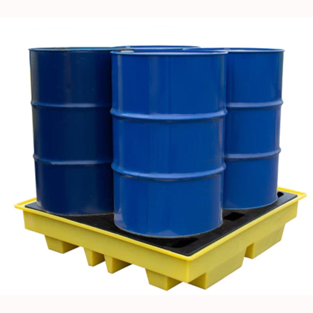 Low Profile 4 Drum Spill Pallet - Romold BP4L