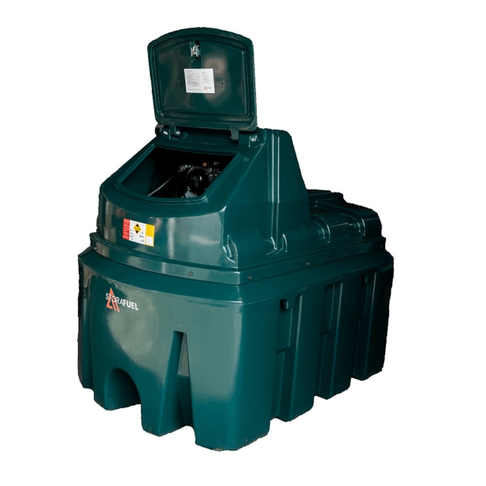 Atlantis 1300 Litre Diesel Dispenser DIP.H1300 - Lid Open
