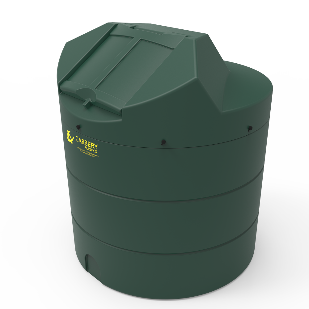 Carbery 1350 litre vertical plastic bunded oil tank