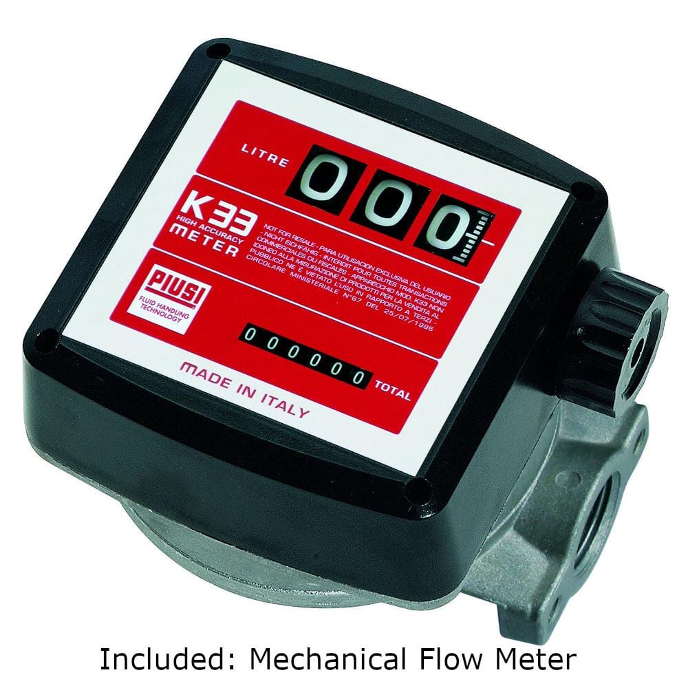 Flow Meter Included on Harlequin 2500SLFS Diesel Tank
