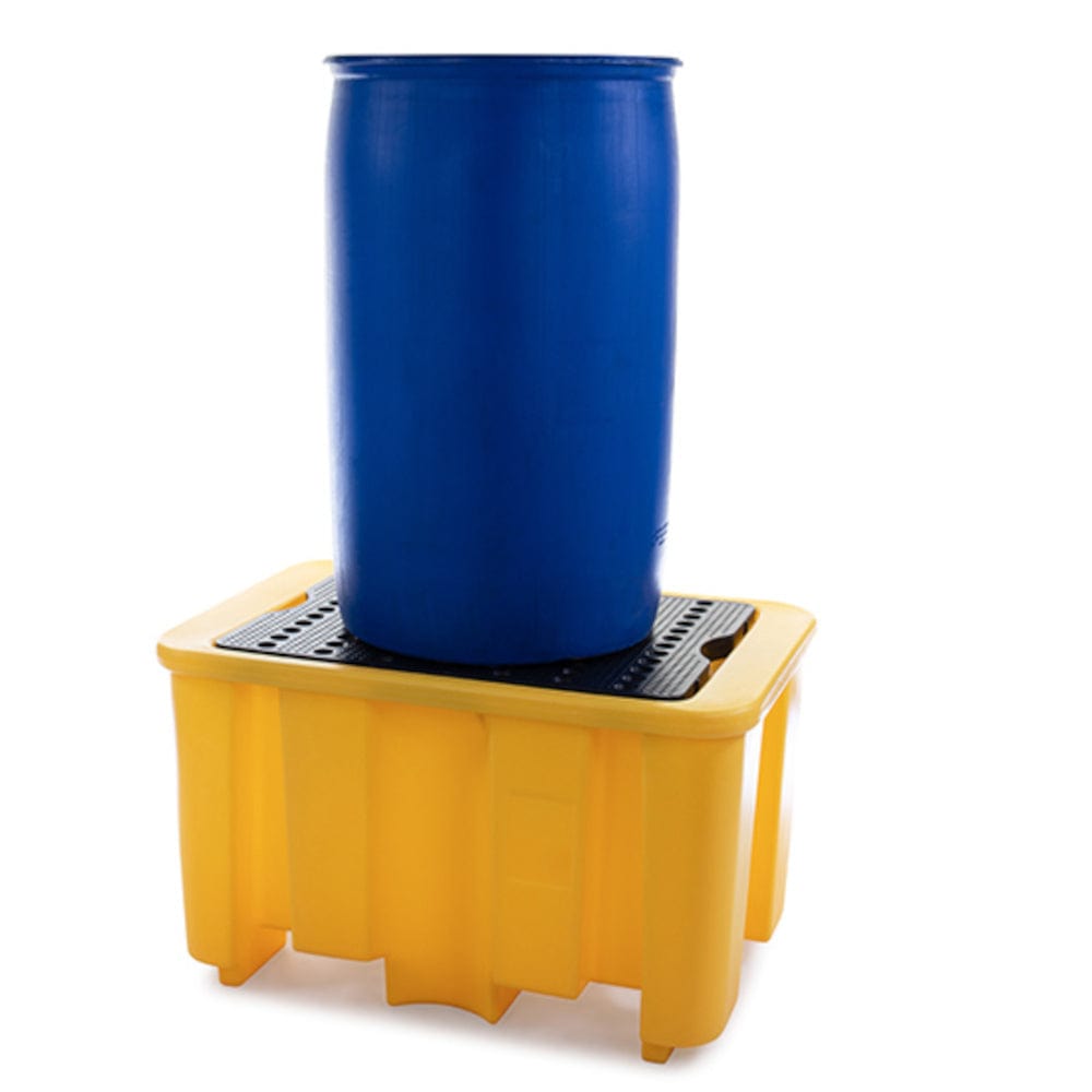 Yellow 1 Drum Containment Spill Pallet