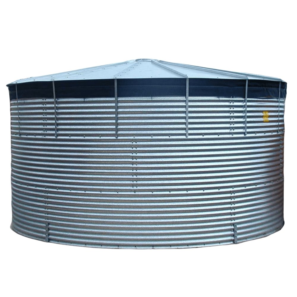 200000 Litre Galvanised Steel Water Storage Tank 8340