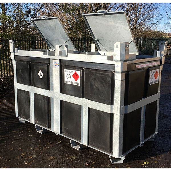 Transportable Bunded Plastic Diesel Tank - 2000 Litres