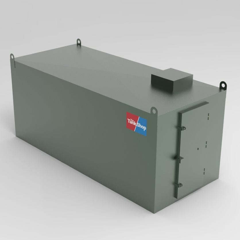 The Tanks Shops 20000 LItre Steel Bunded Diesel Dispensing Tank Closed Door