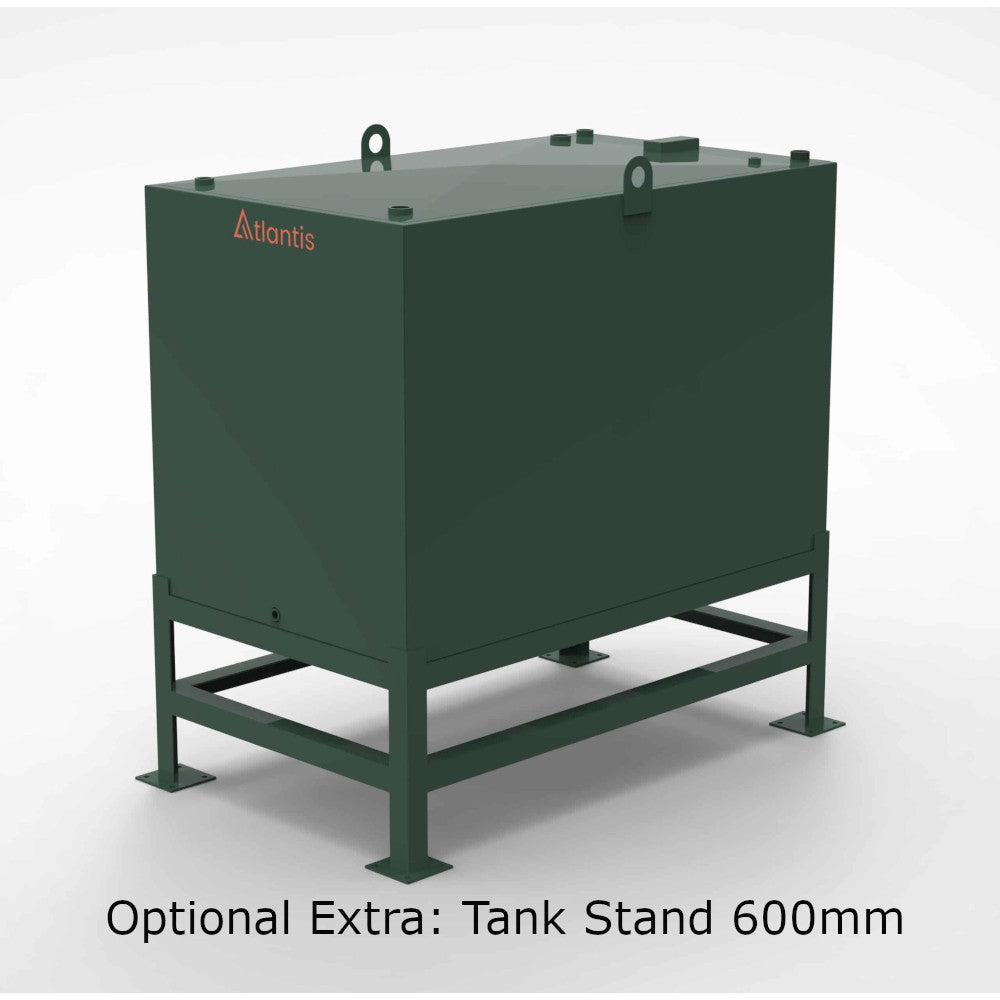 2000 Litre Atlantis Steel Bunded Oil Tank  BUS.2000 on a stand